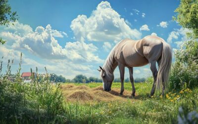 Compléments alimentaires pour chevaux : tout savoir sur combien de foin mange un cheval par jour
